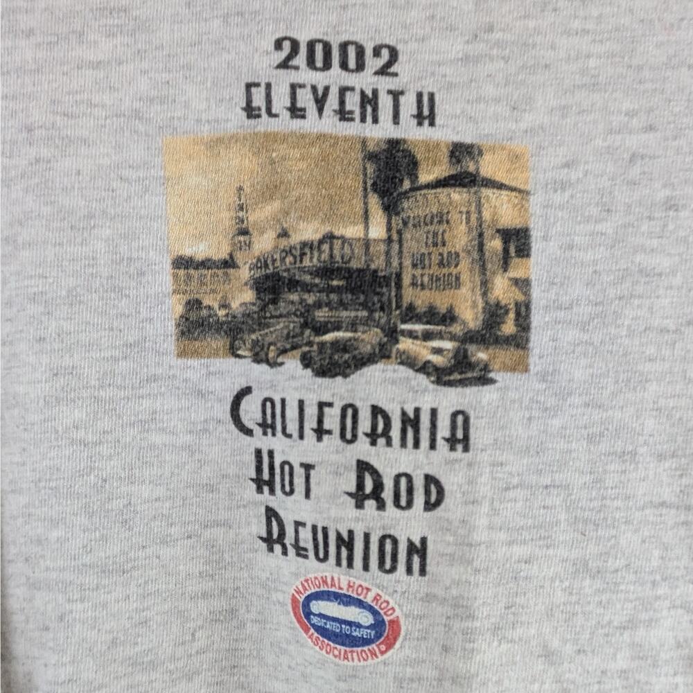 Vintage 2002 Mens Drag Racing Large T-Shirt 11th NHRA Hot Rod Reunion Bob Brown - Picture 3 of 9